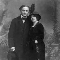 Harry and Beatrice Houdini in Nice, France, 1913.