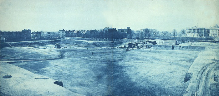 Excavation of site for the Library of Congress, Washington, D.C.