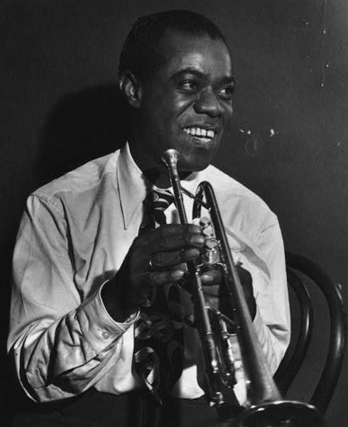 Portrait of Louis Armstrong, 1946.