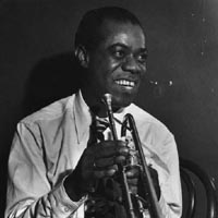 Portrait of Louis Armstrong, 1946.