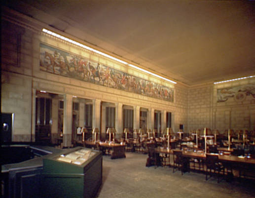 Reading Room in Adams Building, Library of Congress.