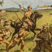 battlefield image of soldiers in Storming of San Juan Hill