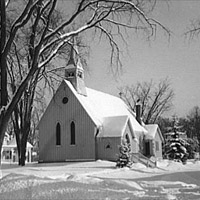 Church at Lancaster, New Hampshire, February 1936.