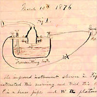 Bell's Experimental Notebook, March 10, 1876.