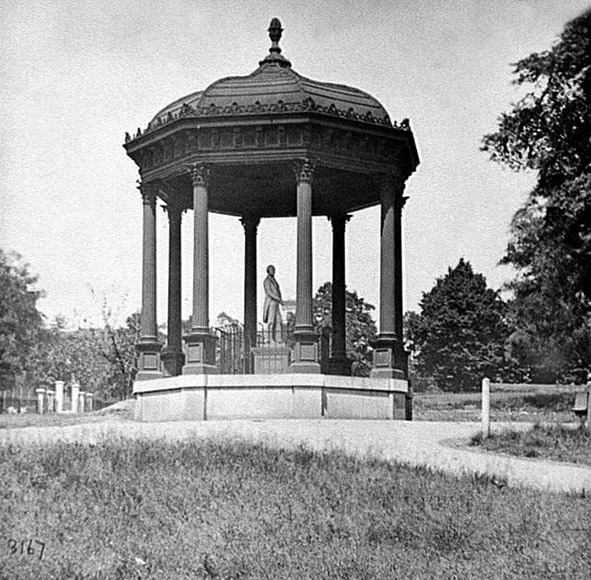 Henry Clay memorial on the Capitol grounds, 1865