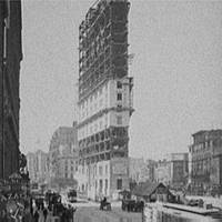 Times Building Under Construction, New York, New York, ca. 1903.