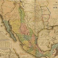 Map of the United States of Mexico, 1847.