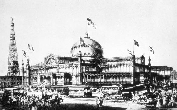 Drawing of the Crystal Palace
