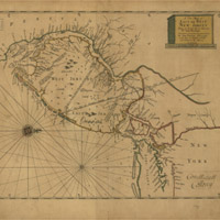 A 1706 map of New Jersey