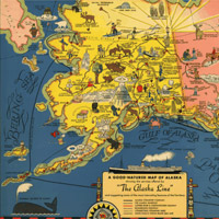 Map of Alaska, 1934