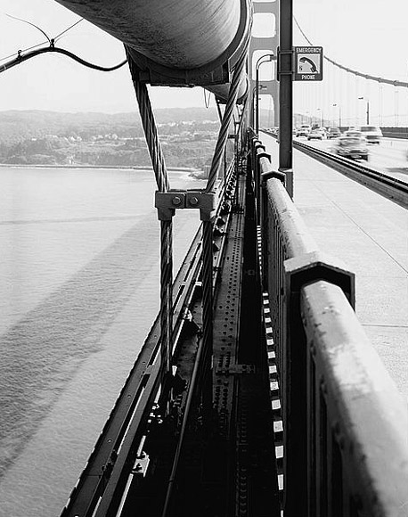 Detail of the Golden Gate Bridge