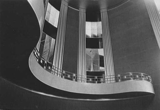 The balcony in Radio City Music Hall, 1932