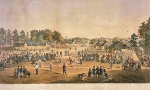 Union Prisoners at Salisbury, N.C., 1863.