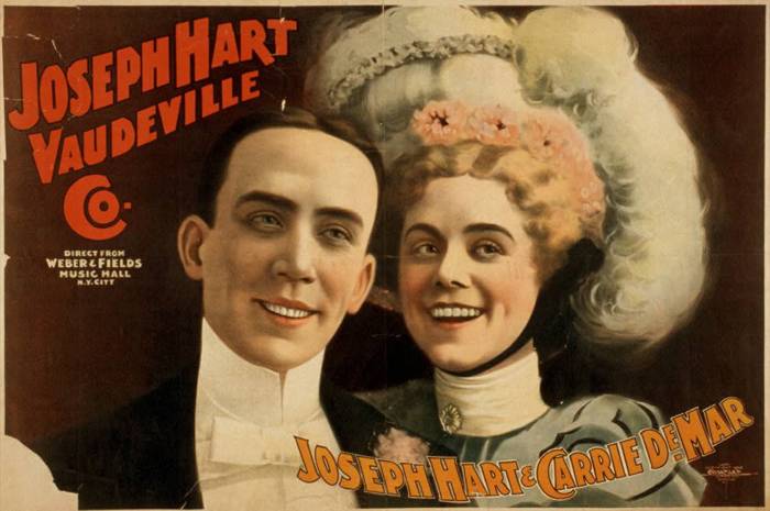 Joseph Hart Vaudeville Co. direct from Weber & Fields Music Hall, New York City.
