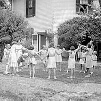 Healthy Children in Clean Backyard, Washington, D.C. September 1935.