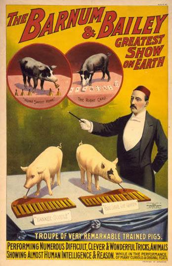 The Barnum & Bailey Greatest Show on Earth, poster 1898.