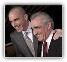 Director Martin Scorsese with actor Daniel Day Lewis