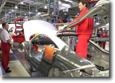 傑爾（Gyor）市奧迪(Audi)汽車
製造廠每年生產5萬輛汽車