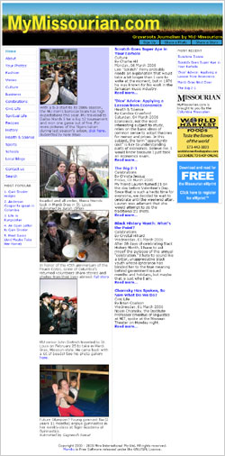 MyMissourian.com在
網上刊登密蘇里州哥倫比亞市居民自己寫的文章和拍攝的照片，以便社區居民相
互交流生活中發生的事情。其中最優秀的文章被收錄於《哥倫比亞密蘇里人報》
的週刊中印刷出版。