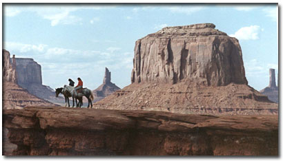 紀念碑谷常出現在美國電影畫面中，特別是在導演約翰·福特的經典西部故事片中。