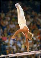 康納在1984年奧運會上