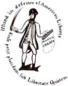 1775年麻薩諸塞州的國庫券圖示，這也是引發美國獨立與1215年英國大憲章的主因。 (The American Revolution: A Picture Source Book, Dover Publications, 1975) 