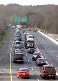 Some say the IHS vastly improved America; others believe it led to more suburban sprawl, ugliness, and traffic congestion – as here at a bad moment on Interstate 95 near Washington, D.C. Liked or disliked, the system defined American modernity.
