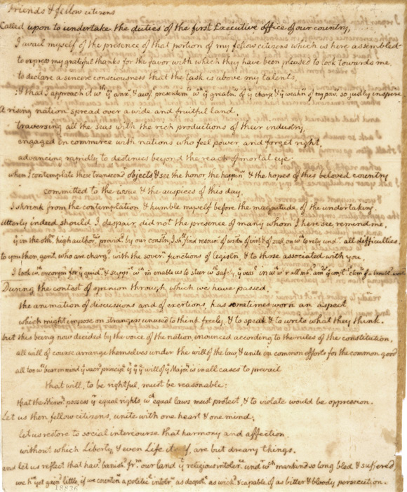 傑佛遜的就職演說 Jefferson's inaugural address 