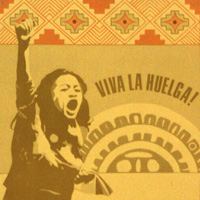 'Viva la Huelga' poster