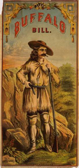 準備狩獵的野牛比爾畫像