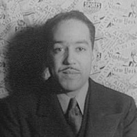 Twentieth century writer and poet Langston Hughes