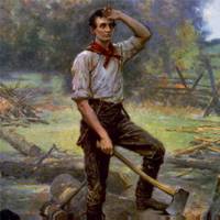 Lincoln the rail splitter.'