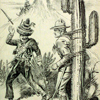 Pancho Villa makes fun of General Pershing.