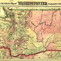 美國與英國議定的條約中、設定 49th 緯線（華盛頓州的北方邊界）為美國和加拿大的國界。