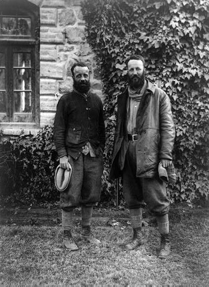 Kermit and Theodore Roosevelt, Jr. on 1926 hunting expedition.