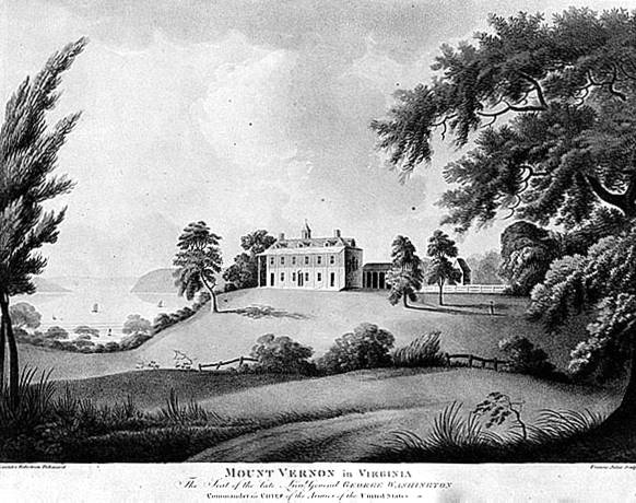 George Washington's home at Mount Vernon.