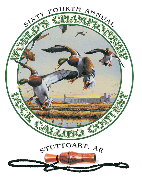Poster for Sixty Fourth Annual Duck Calling Contest
