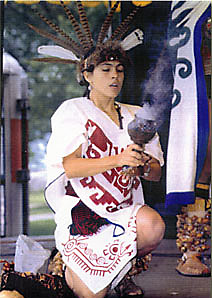 Photo of Aztec dancer