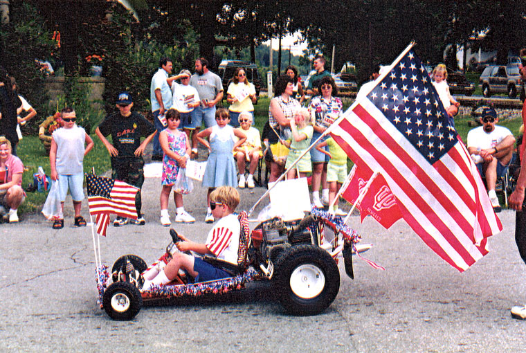 Photo of boy in go-cart