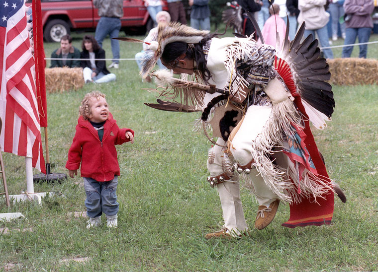 Photo of Native Indian dancer