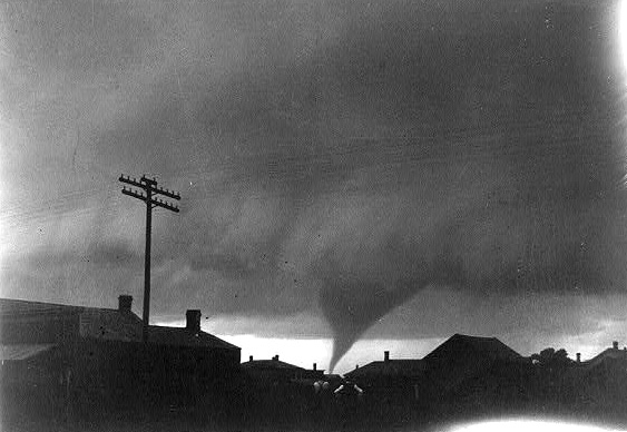 A tornado in Lebanon, Kansas