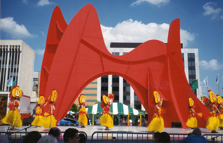 Photo of dancers during Grand Rapids Festival