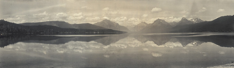 A scenic view of Lake McDonald in Glacier National Park, Montana