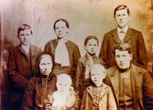 Photo of the Friesen Family in 1883