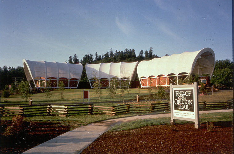 Photo of the End of the Oregon Trail Interpretive Center