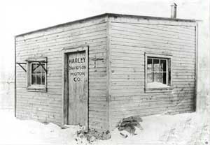 Photo of a small wood building