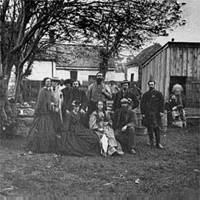 Fredericksburg, Va., Nurses and officers of the U.S. Sanitary.