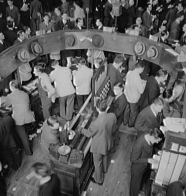 New York Stock Exchange, 1939.