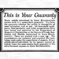 The Good Housekeeping guarantee