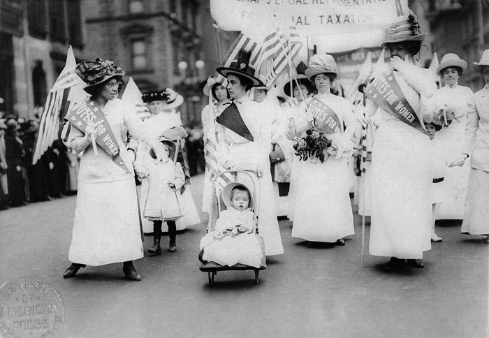 Suffrage parade, New York City, May 6, 1912